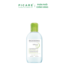 Nước tẩy trang cho da hỗn hợp, da nhờn Bioderma Sebium H2O 250ml