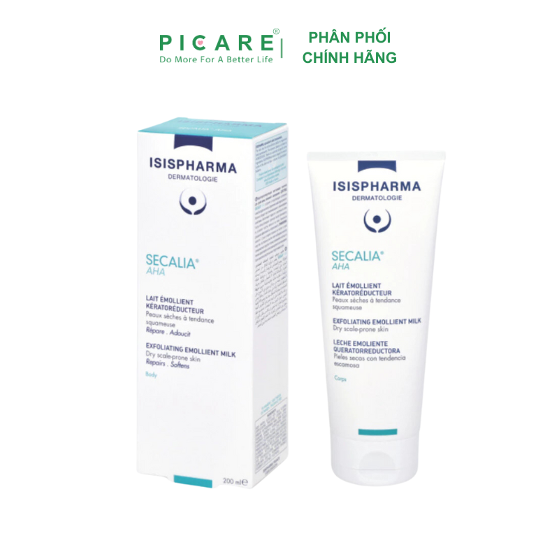 ISIS Pharma Kem Hỗ Trợ Da Khô Tăng Sừng, Nứt Gót Chân Secalia A.H.A 200ml