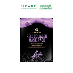 Mặt nạ cấp ẩm giúp da săn chắc PAX MOLY Real Collagen Mask Pack (25ml)