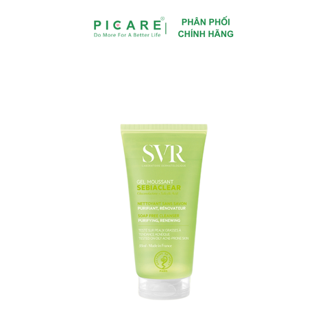 Gel Rửa Mặt Dành Cho Da Dầu SVR Sebiaclear Gel Moussant 55ml