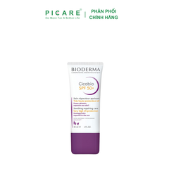 Kem dưỡng phục hồi da và chống nắng cho da sau vết thương Bioderma Cicabio Creme SPF 50+ 30ml