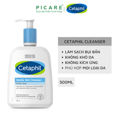 Sữa Rửa Mặt Dịu Nhẹ Cho Da Nhạy Cảm Cetaphil Gentle Skin Cleanser 500ml