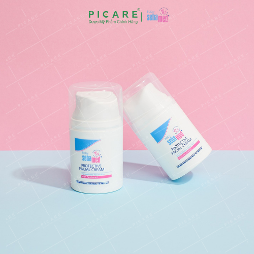 Kem bảo vệ da, trị chàm sữa cho bé Sebamed  Protective Facial Cream pH5.5 50ml