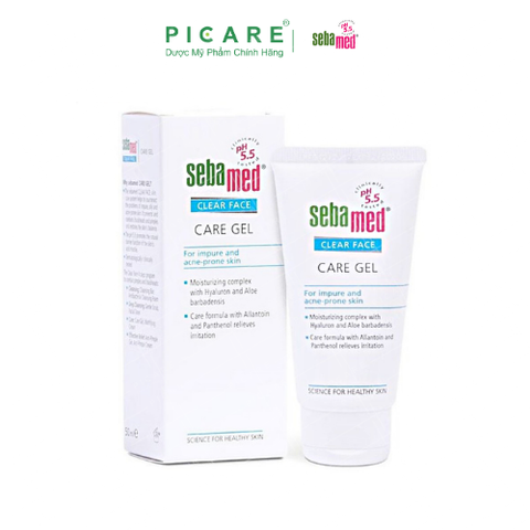 Gel Dưỡng Ẩm Chăm Sóc Và Bảo Vệ Da pH 5.5 Sebamed Clear Face Care Gel 50ml