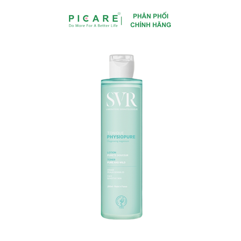 Dung Dịch Giúp Làm Sạch Da SVR Dành Cho Da Mặt Nhạy Cảm Physiopure Tonique 200ml