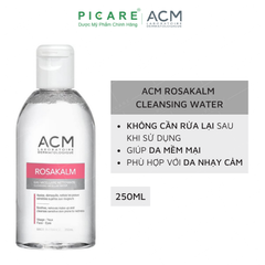 Nước Tẩy Trang Cho Da Nhạy Cảm ACM Rosakalm Cleansing Micellar Water 250 ml