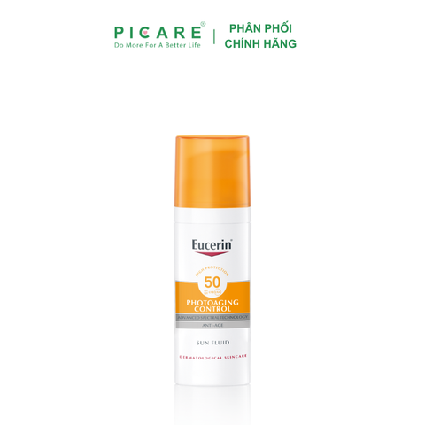 Kem Chống Nắng Giúp Giảm Nếp Nhăn Ngăn Ngừa Lão Hóa Eucerin Sun Fluid Photoaging Control SPF50+ 50ml – 87934