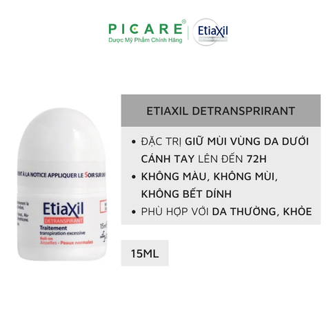 Etiaxil Lăn khử mùi dành cho da thường Détranspirant Aisselles Peaux Normales [Màu Đỏ]