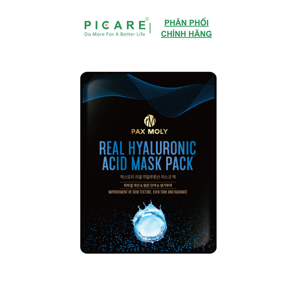 Mặt nạ cấp ẩm cho da khô PAX MOLY Real Hyaluronic Acid Mask Pack (25ml)