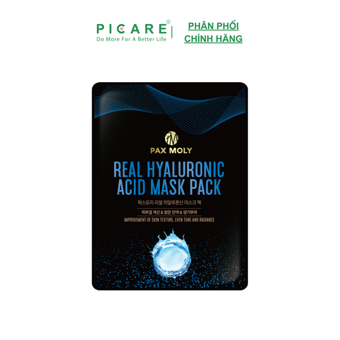 Mặt nạ cấp ẩm cho da khô PAX MOLY Real Hyaluronic Acid Mask Pack (25ml)