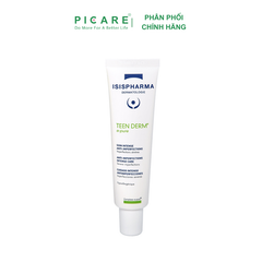 Kem Hỗ Trợ Giảm Mụn Trứng Cá Isis Pharma Teen Derm Alpha Pure 30ml