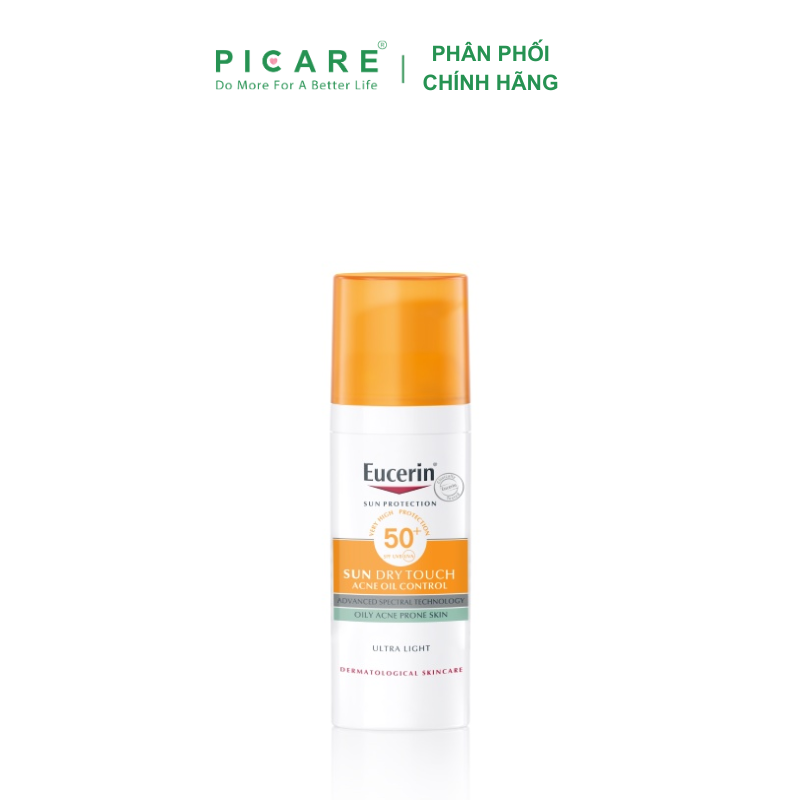 Kem Chống Nắng Cho Da Nhờn Mụn Eucerin Sun Oil Control Dry Touch SPF50+ 50ml – 69767