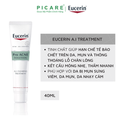 Tinh Chất Giảm Mụn Sau 1 Tuần Eucerin Pro Acne A.I Clearing Treatment 40ml – 87925