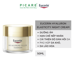 Kem Dưỡng Chống Lão Hóa Cải Thiện Độ Đàn Hồi Cho Da Ban Đêm Eucerin Hyaluron-Filler+ Elasticity Night Cream 50ml – 69678