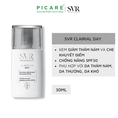 Kem SVR Làm Mờ Vết Nám Và Chống Nắng Clairial Day SPF30+ 30ml