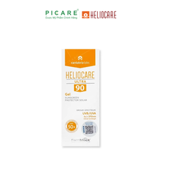 Kem Chống Nắng Dạng Gel Cho Da Thường, Da Nhờ, Da Mụn Và Da Hổn Hợp Heliocare Gel 90 SPF50+ 50ml