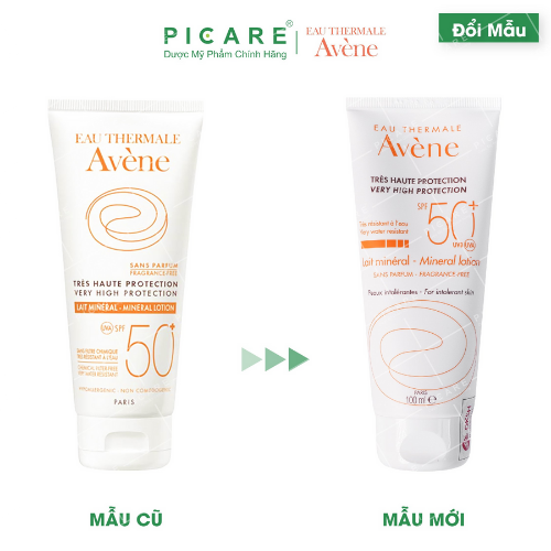 Kem Chống Nắng Vật Lý Không Mùi Cho Da Nhạy Cảm Avène Protection Mineral Cream SPF50+ 100ml