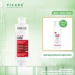 Dầu Gội Tăng Cường Dưỡng Tóc, Giảm Tóc Rụng Vichy Dercos Technique Energising Shampoo Targets Hairloss 200ml