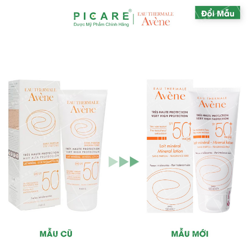 Kem Chống Nắng Vật Lý Không Mùi Cho Da Nhạy Cảm Avène Protection Mineral Cream SPF50+ 100ml