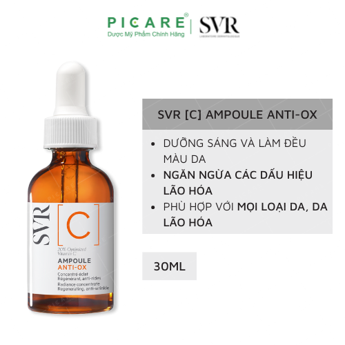 Tinh Chất SVR Làm Sáng Da [C] Ampoule Anti-Ox 30ml