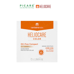 Phấn Nền Chống Nắng Thích Hợp Mọi Loại Da Heliocare Oil-Free Compact Fair SPF50 (Màu trắng sáng) 10 g