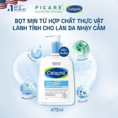 Sữa Rửa Mặt Tạo Bọt Dịu Lành Cho Da Nhạy Cảm Cetaphil Hydrating Foaming Cream Cleanser 473ml