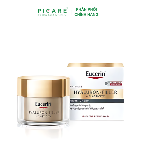 Kem Dưỡng Chống Lão Hóa Cải Thiện Độ Đàn Hồi Cho Da Ban Đêm Eucerin Hyaluron-Filler+ Elasticity Night Cream 50ml – 69678