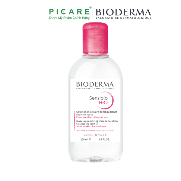 Nước Tẩy Trang Và Làm Sạch Dành Cho Da Nhạy Cảm Bioderma Sensibio H2O 250ml