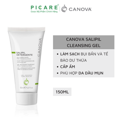 Gel rửa mặt ngừa mụn Canova Salipil Detergente - Purifying Cleansing Gel 150ml