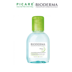 Nước tẩy trang cho da hỗn hợp, da nhờn Bioderma Sebium H2O 100ml