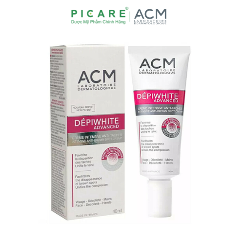 Kem Dưỡng Làm Mờ Và Giảm Đốm Nâu, Tàn Nhang ACM Depiwhite Advanced Intensive Anti Brown Spot Cream 40ml