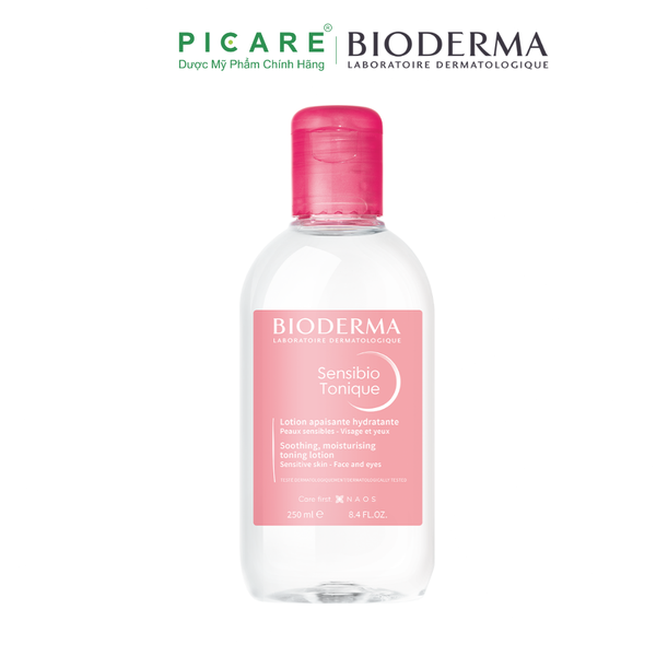 Nước Dưỡng Da Và Giúp Cân Bằng pH Của Da Dành Cho Da Nhạy Cảm Bioderma Sensibio Tonique 250ml