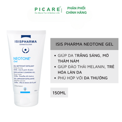 Gel Rửa Mặt Trắng Sáng Da Isis Pharma Neotone Gel 150ml