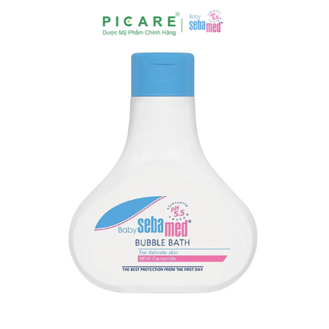 Sữa Tắm Dịu Nhẹ Toàn Thân SEABAMED pH 5.5 Baby Seabamed Bubble Bath 200ml