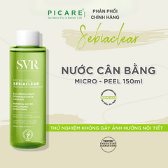 Nước Cân Bằng Giảm Mụn Và Thông Thoáng Lỗ Chân Lông SVR Sebiaclear Micro - Peel 150ml
