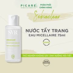 Nước Tẩy Trang Làm Sạch Da Và Loại Bỏ Dầu Trên Da SVR Sebiaclear Eau Micellaire 75ml