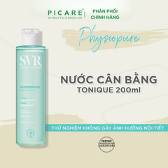 Dung Dịch Giúp Làm Sạch Da SVR Dành Cho Da Mặt Nhạy Cảm Physiopure Tonique 200ml