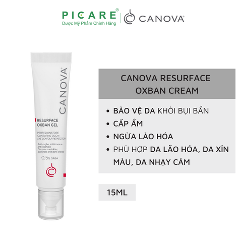 Kem phục hồi cho da lão hóa, nám Canova Resurface Oxban Cream 15ml