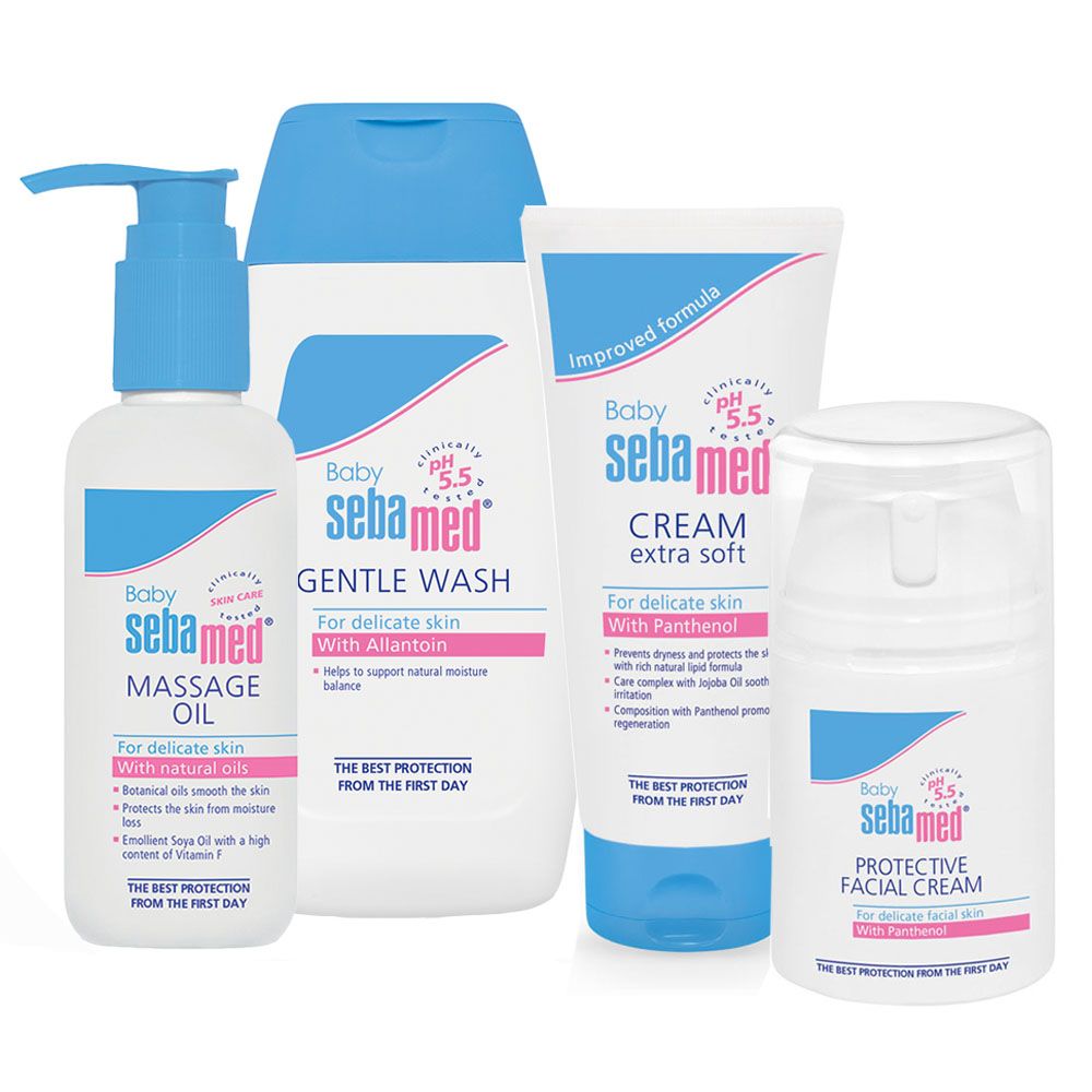 Kem bảo vệ da, trị chàm sữa cho bé Sebamed  Protective Facial Cream pH5.5 50ml