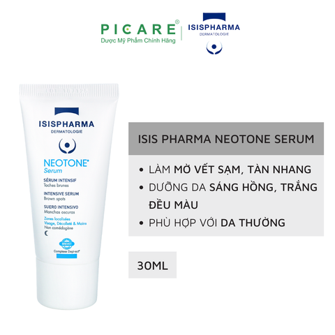 Tinh Chất Hỗ Trợ Giảm Nám Cho Da Thường Isis Pharma Neotone Serum 30ml