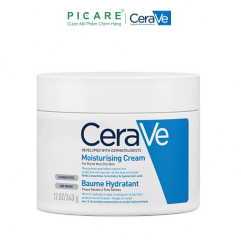 Kem Dưỡng Ẩm Toàn Thân Cho Da Khô CeraVe Moisturising Cream 340G