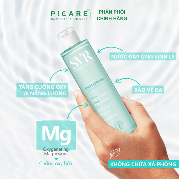 Dung Dịch Giúp Làm Sạch Da SVR Dành Cho Da Mặt Nhạy Cảm Physiopure Tonique 200ml