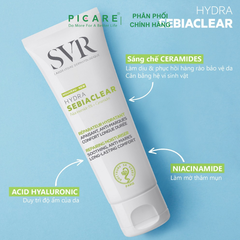 Kem Dưỡng Ẩm SVR Giảm Thâm Mụn Cho Da Dầu Sebiaclear Hydra 40ml