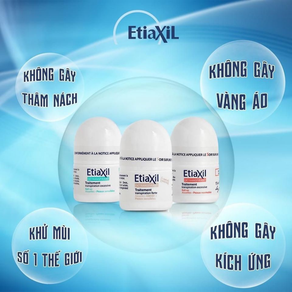 Etiaxil Lăn khử mùi dành cho da thường Détranspirant Aisselles Peaux Normales [Màu Đỏ]