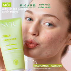 Sữa rửa mặt dạng kem dành cho da dầu bụi bẩn bã nhờn SVR Sebiaclear Creme Lavante 200ml