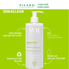 Nước Tẩy Trang SVR Làm Sạch Và Loại Bỏ Dầu Trên Da Sebiaclear Eau Micellaire 400ml