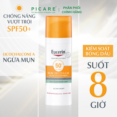Kem Chống Nắng Cho Da Nhờn Mụn Eucerin Sun Oil Control Dry Touch SPF50+ 50ml – 69767