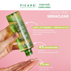 Nước Cân Bằng Giảm Mụn Và Thông Thoáng Lỗ Chân Lông SVR Sebiaclear Micro - Peel 150ml