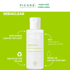 Nước Tẩy Trang Làm Sạch Da Và Loại Bỏ Dầu Trên Da SVR Sebiaclear Eau Micellaire 75ml