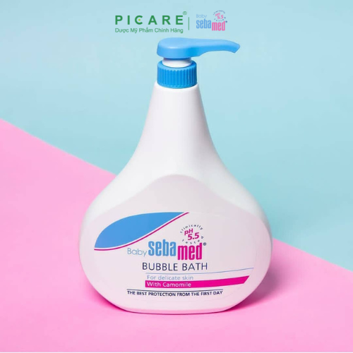 Sữa Tắm Dịu Nhẹ Toàn Thân SEABAMED pH 5.5 Baby Seabamed Bubble Bath 500ml